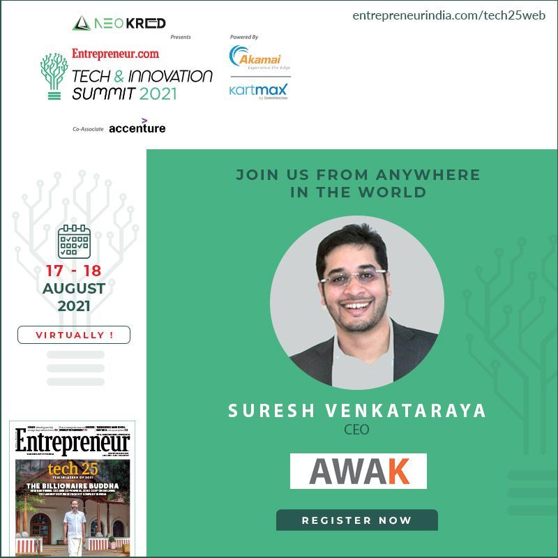 AWAK at Tech & Innovation Summit 2021 & Entrepreneur Awards 2021